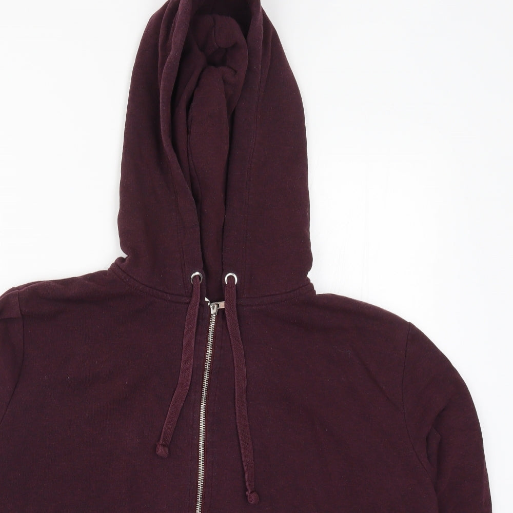 H&M Womens Purple   Full Zip Hoodie Size L