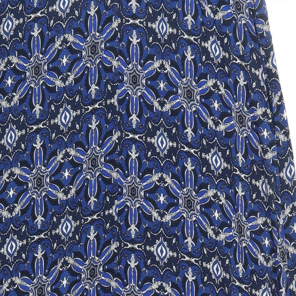 George Womens Blue Geometric  Tank Dress  Size 18