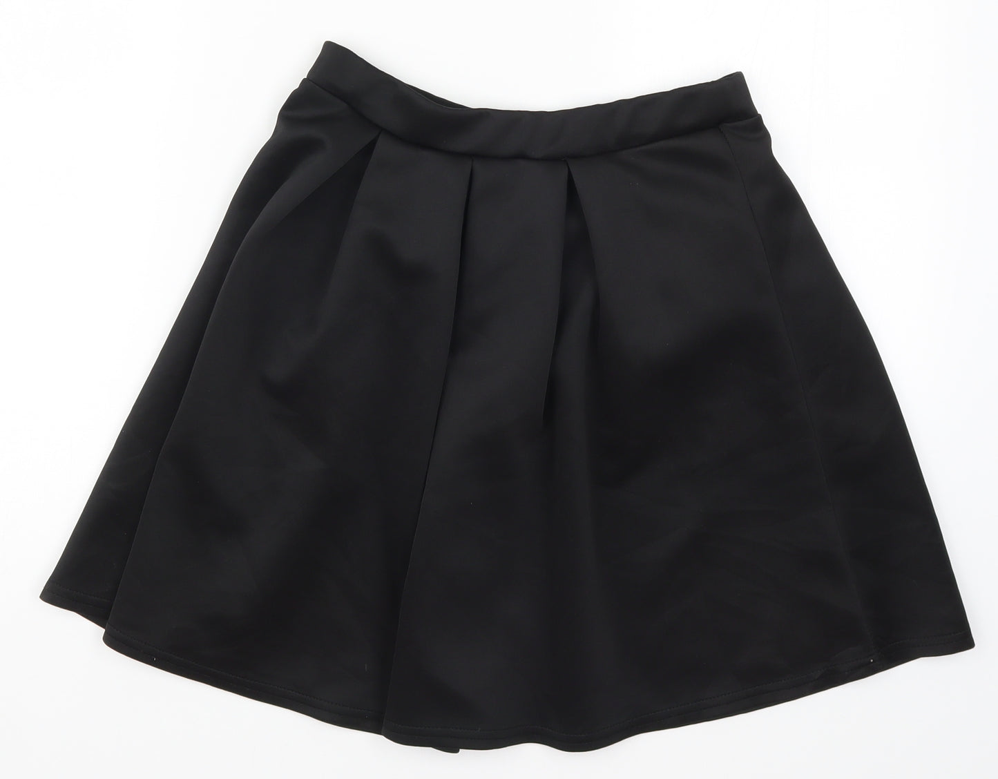 Boohoo Womens Black   Skater Skirt Size 12