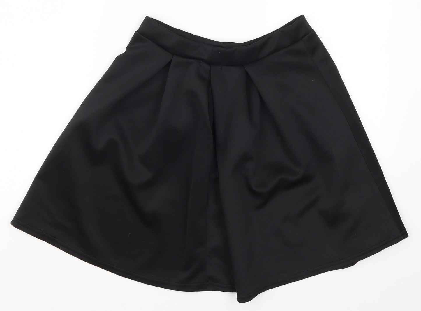 Boohoo Womens Black   Skater Skirt Size 12
