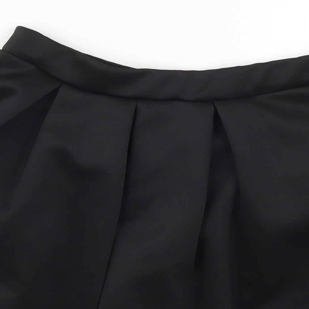 Boohoo Womens Black   Skater Skirt Size 12