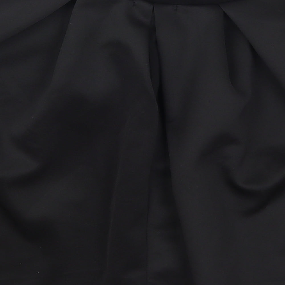 Boohoo Womens Black   Skater Skirt Size 12