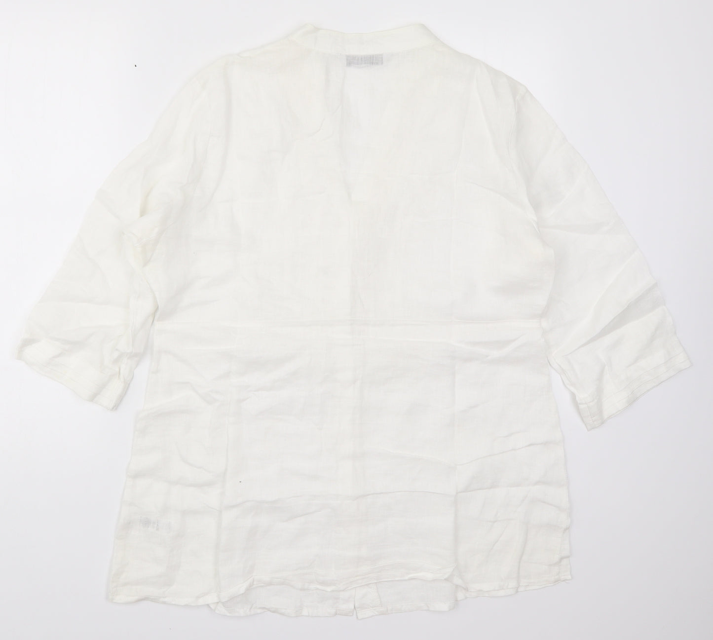 BHS Womens White   Basic Blouse Size 16