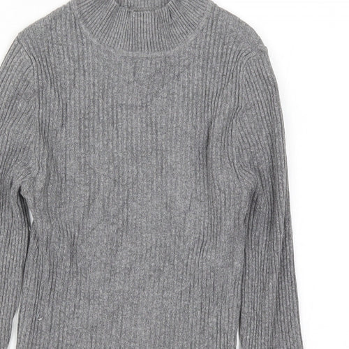 Primark Womens Grey  Knit Pullover Jumper Size 10