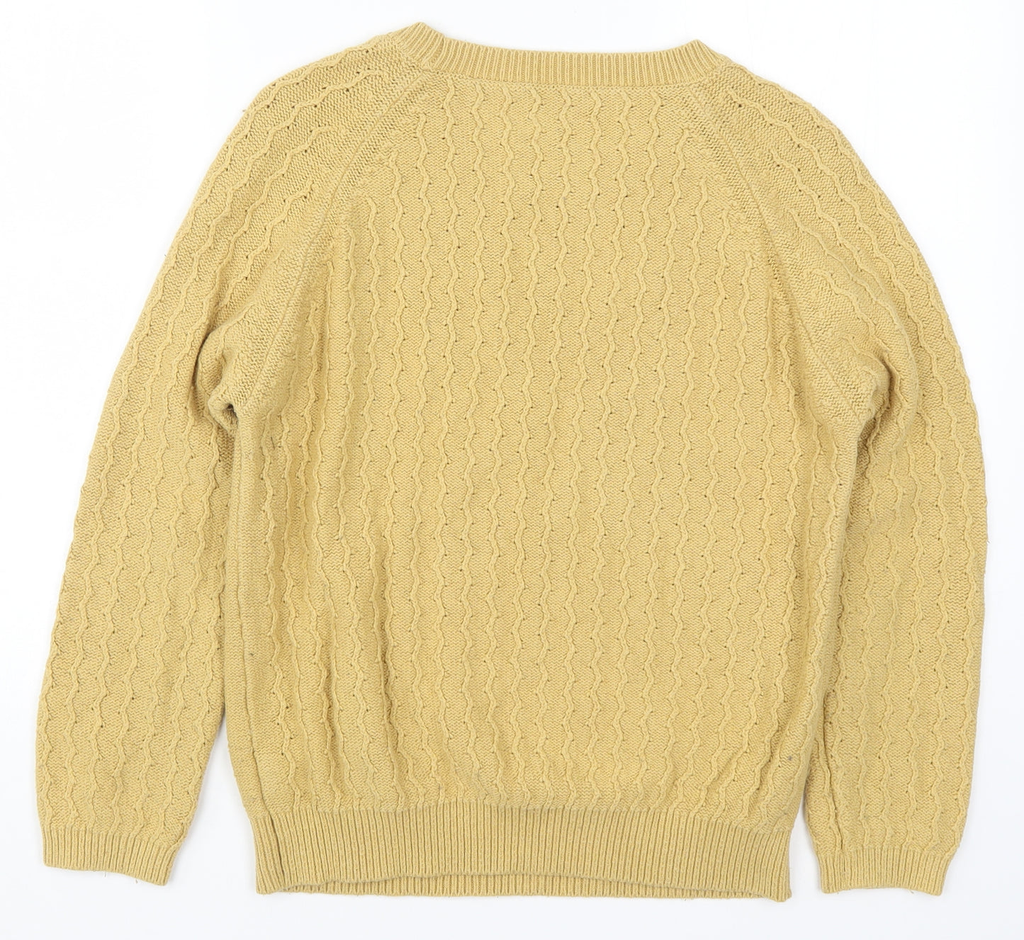 NEXT Womens Yellow  Knit Pullover Jumper Size 12