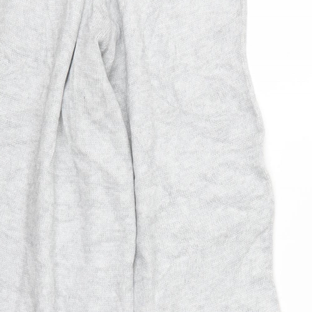 Missguided Womens Grey  Knit Trousers  Size 8 L32 in