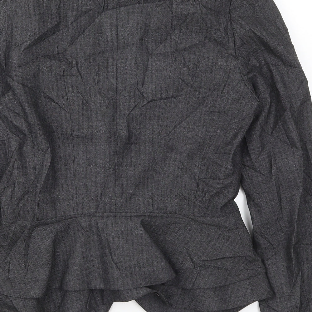 Warehouse Womens Grey   Jacket Suit Jacket Size 10