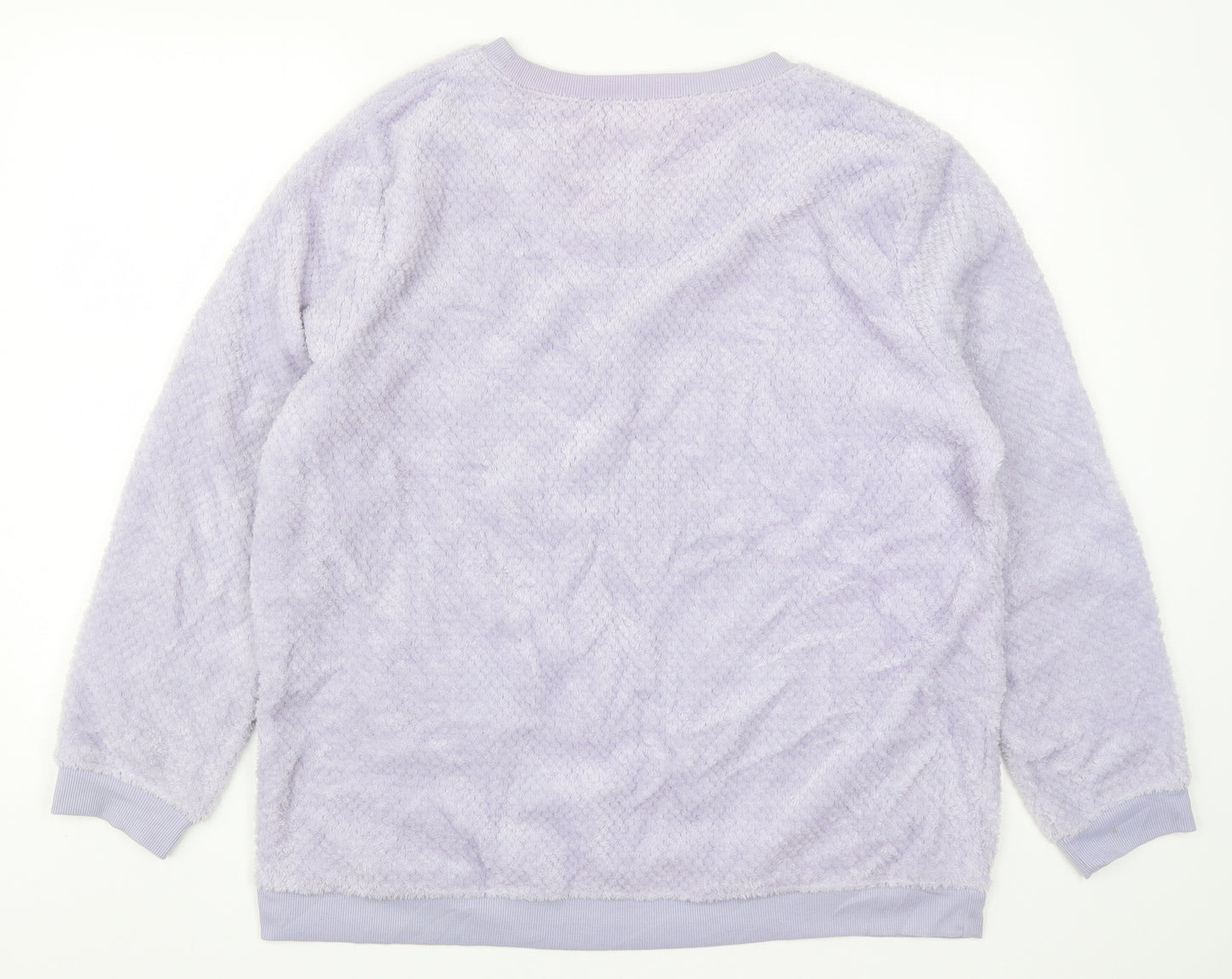 Primark Womens Purple Solid  Top Pyjama Top Size 18