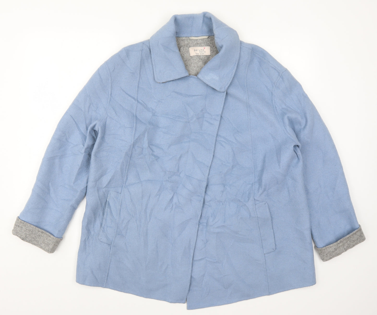 Marks and Spencer Womens Blue   Jacket Coatigan Size 14