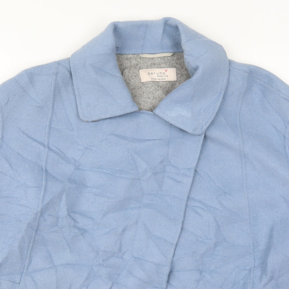 Marks and Spencer Womens Blue   Jacket Coatigan Size 14