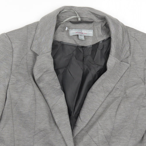 Dorothy Perkins Womens Grey   Jacket Suit Jacket Size 8