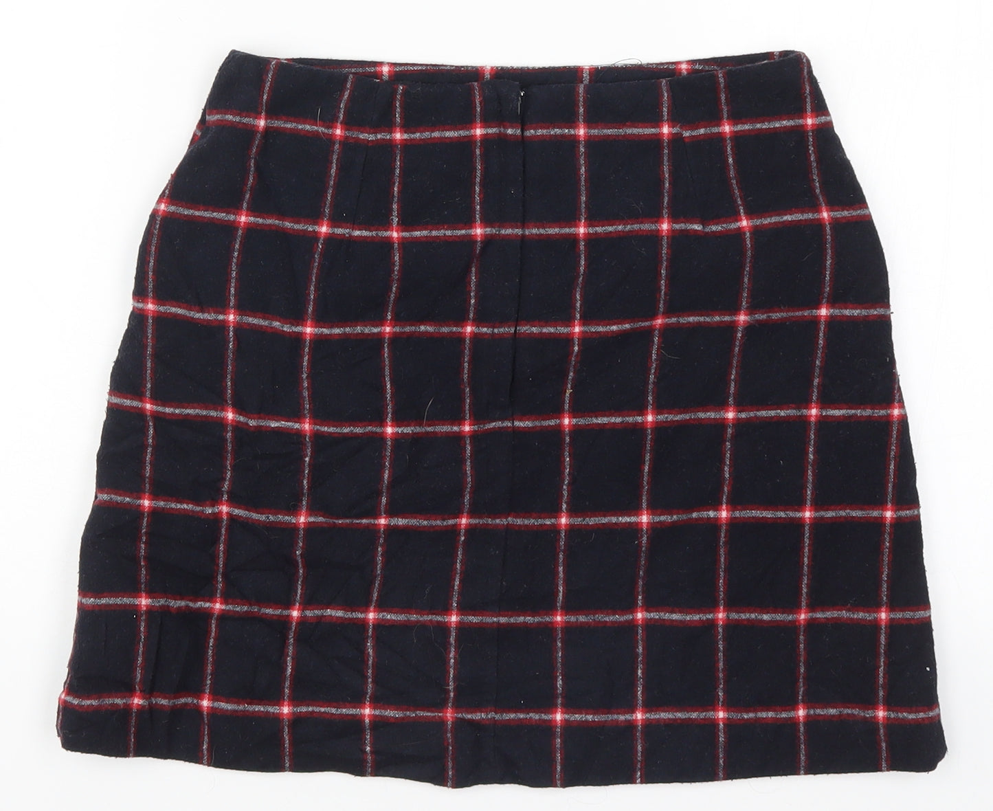 Atmosphere Womens Blue Check  Mini Skirt Size 8