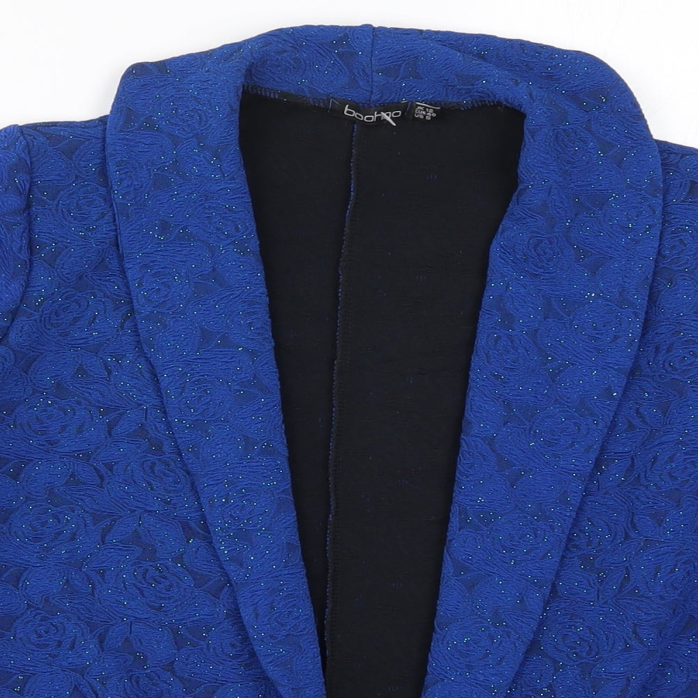 Boohoo Womens Blue   Jacket  Size 12