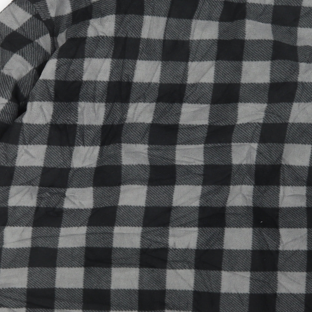 Workswear Mens Black Check  Jacket  Size L