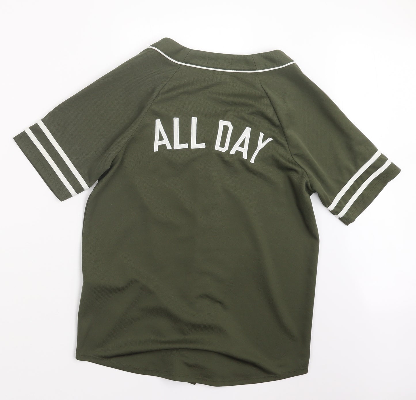 FOREVER 21 Mens Green    Button-Up Size S