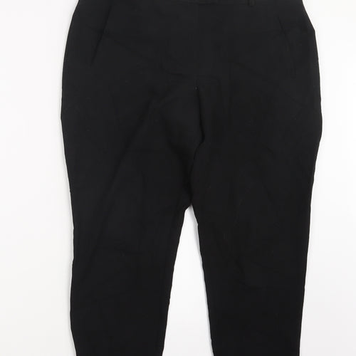 New Look Womens Black   Trousers  Size 14 L25.5 in
