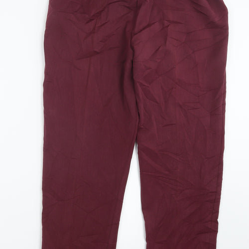 Emma Collection Womens Red   Trousers  Size 14 L24.5 in