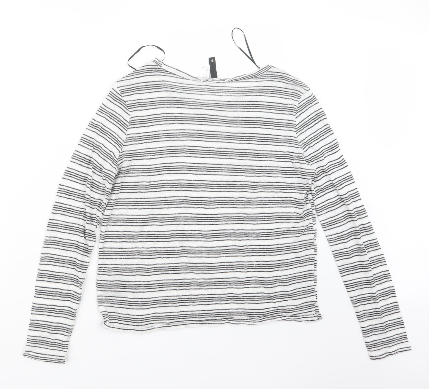 Divided by H&M Womens Black Striped  Pullover Jumper Size S