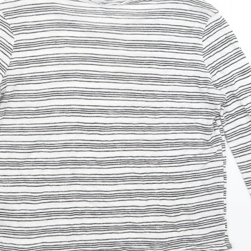 Divided by H&M Womens Black Striped  Pullover Jumper Size S