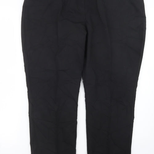 South Womens Black   Trousers  Size 16 L28 in