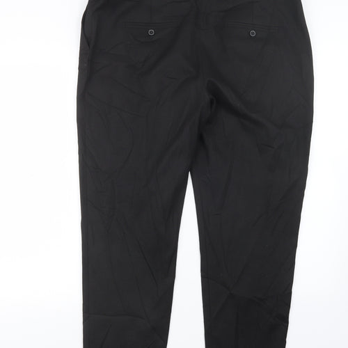 NEXT Womens Black   Trousers  Size 16 L27 in