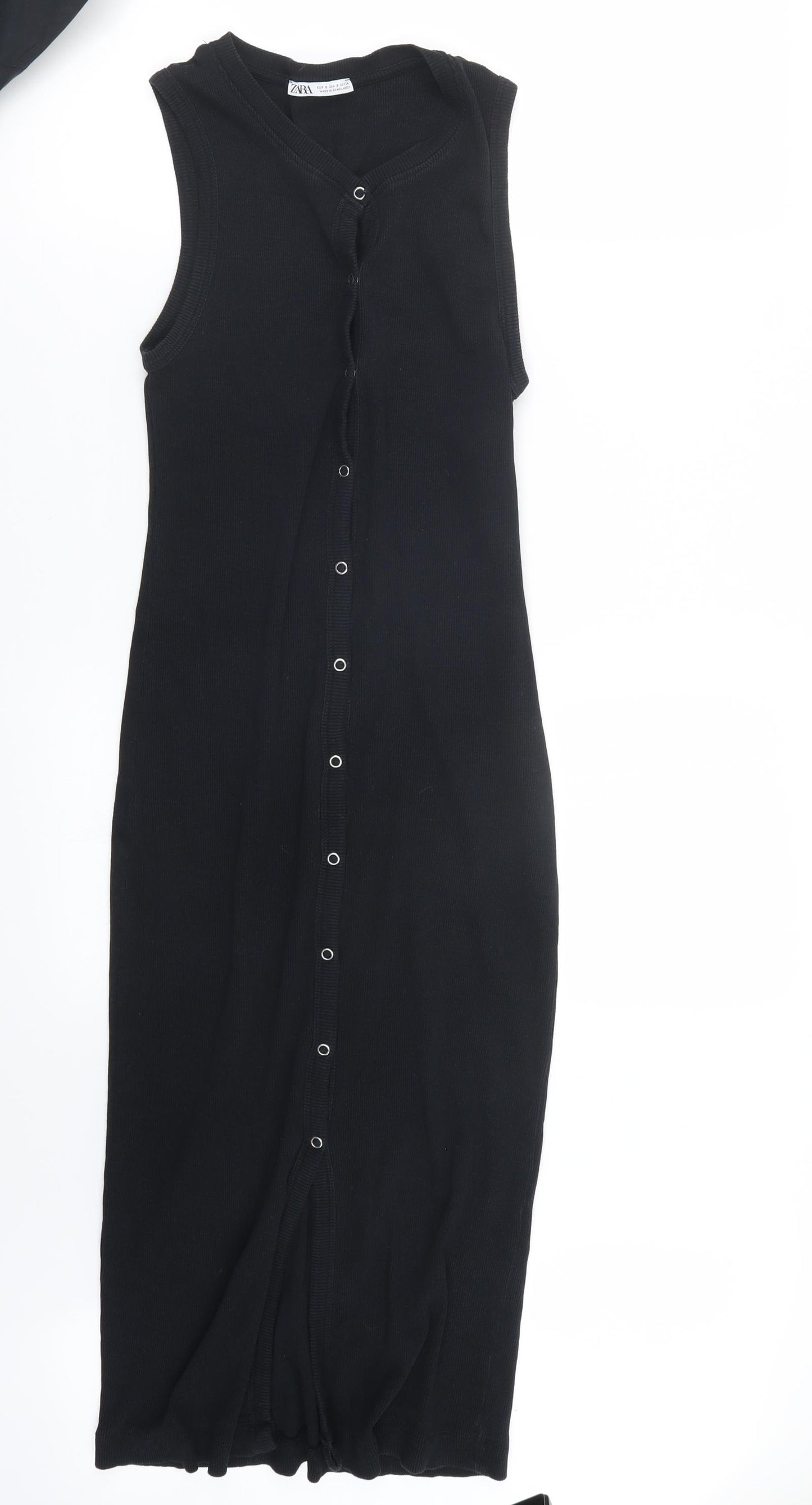 Zara Womens Black   T-Shirt Dress  Size S