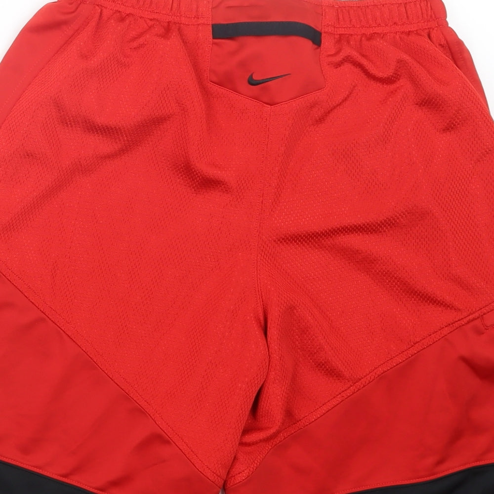 Nike Boys Red   Sweat Shorts Size 14-15 Years