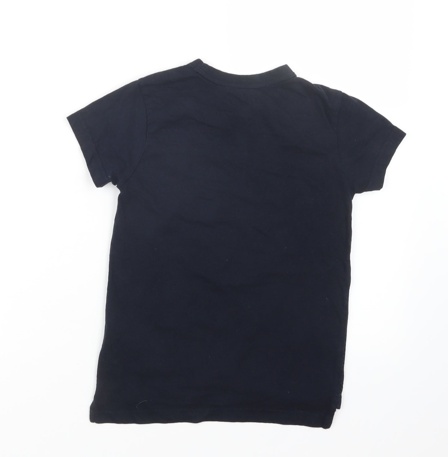 Rebel Boys Blue   Basic T-Shirt Size 5-6 Years
