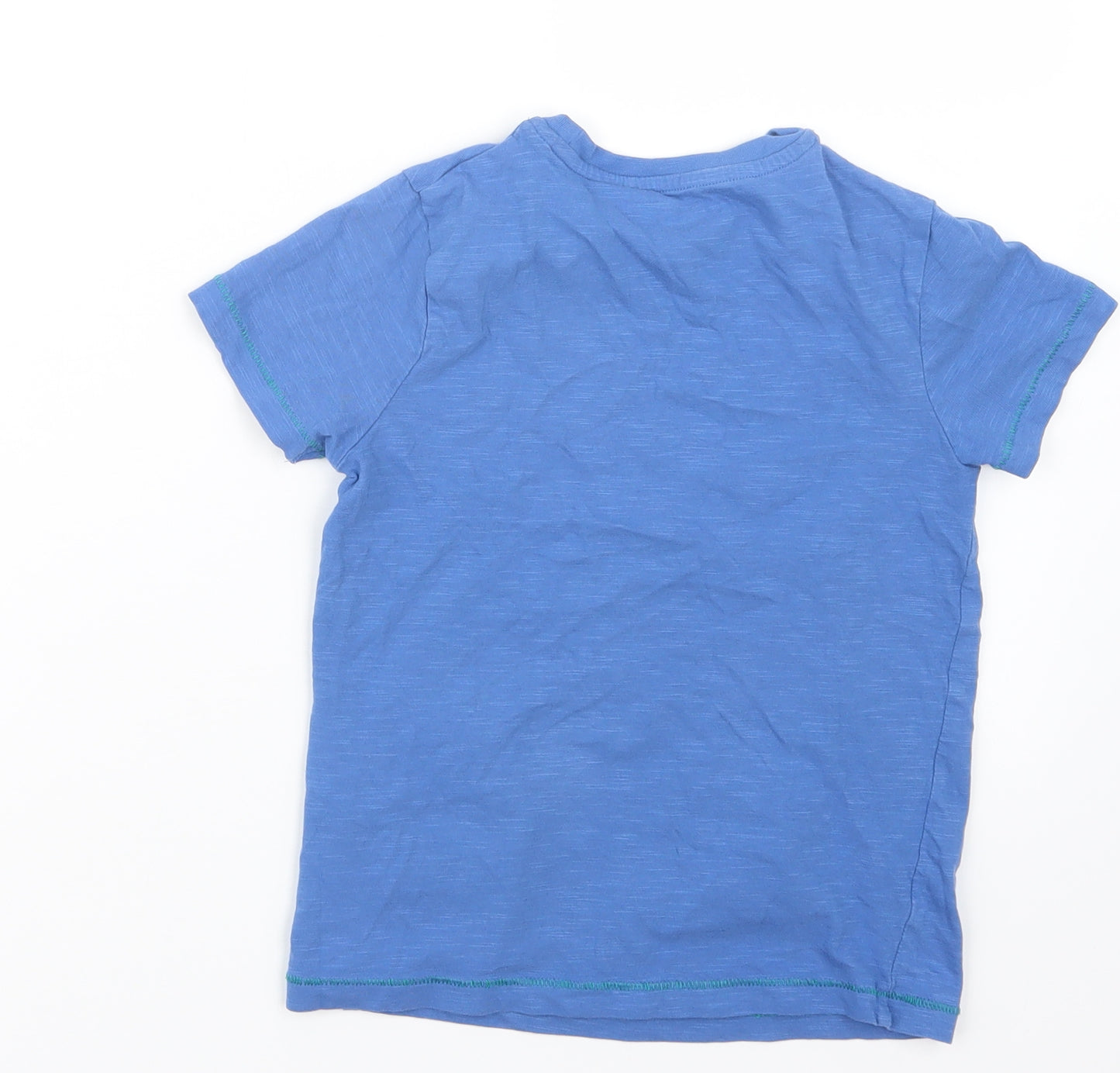 Marks and Spencer Boys Blue   Basic T-Shirt Size 6-7 Years