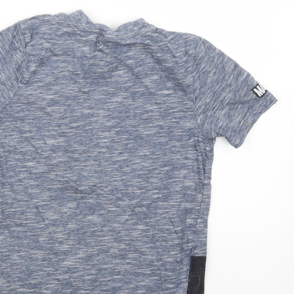 Tesco Boys Blue   Basic T-Shirt Size 6-7 Years  - Avengers