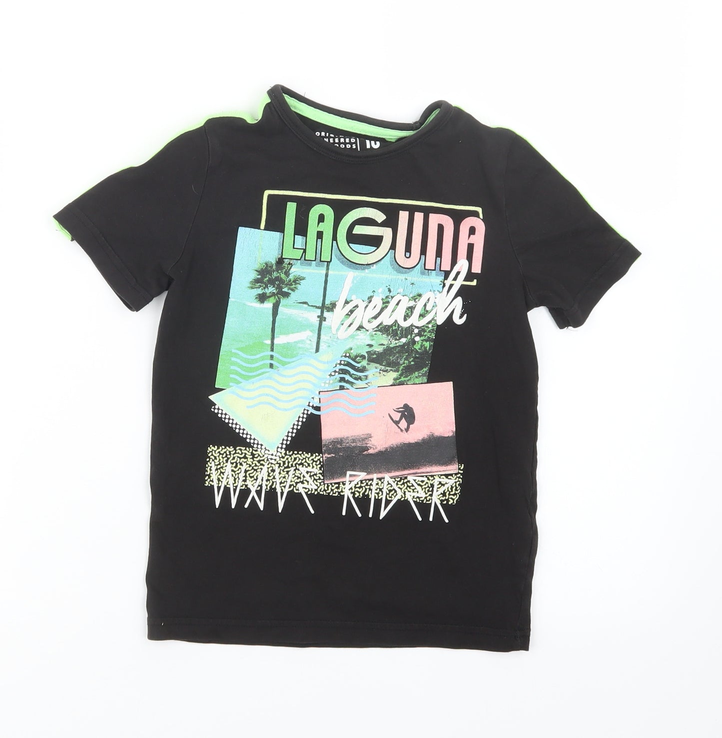 TU Boys Black   Basic T-Shirt Size 6 Years