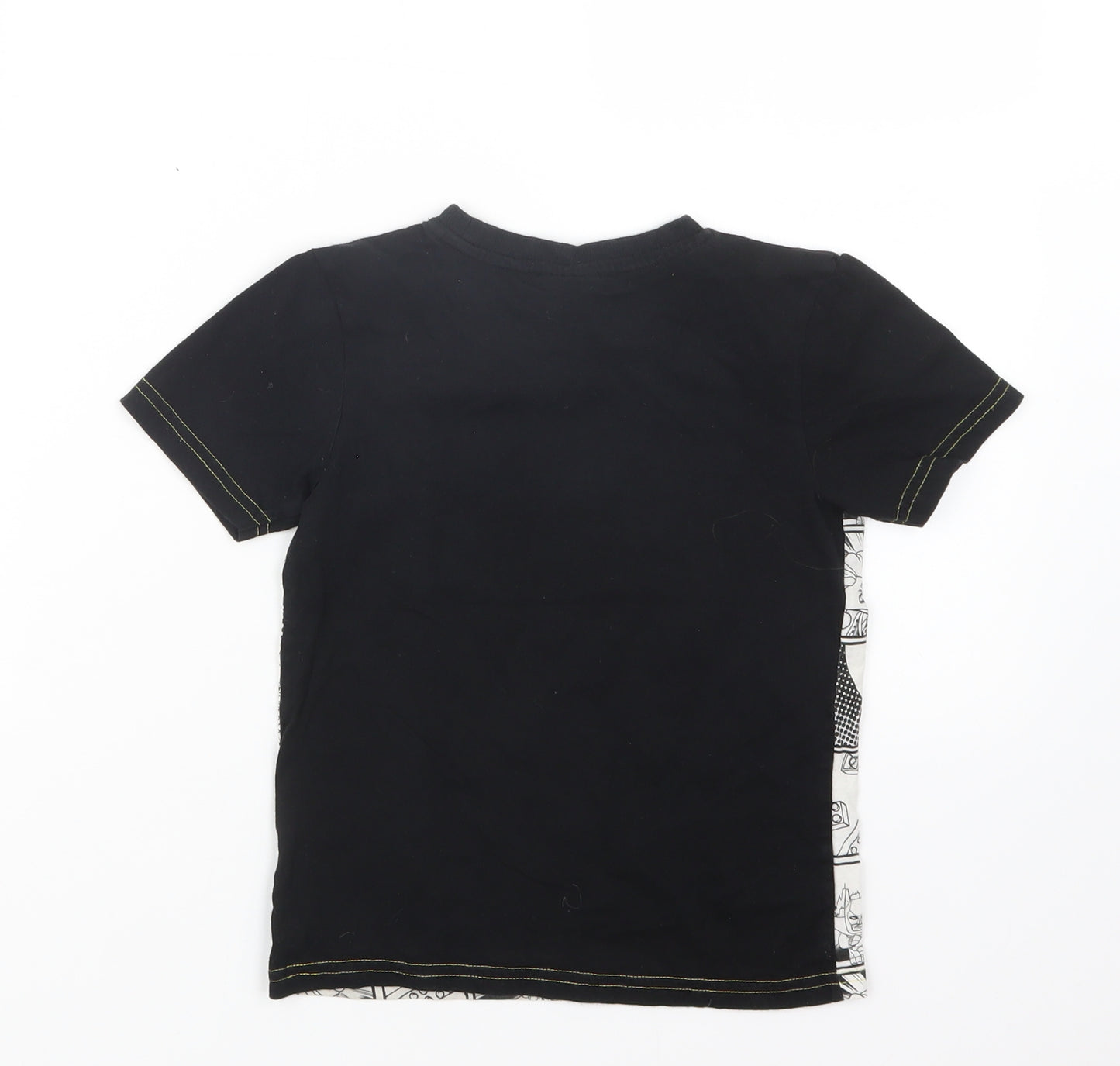 George Boys Black Geometric  Basic T-Shirt Size 5-6 Years  - Batman