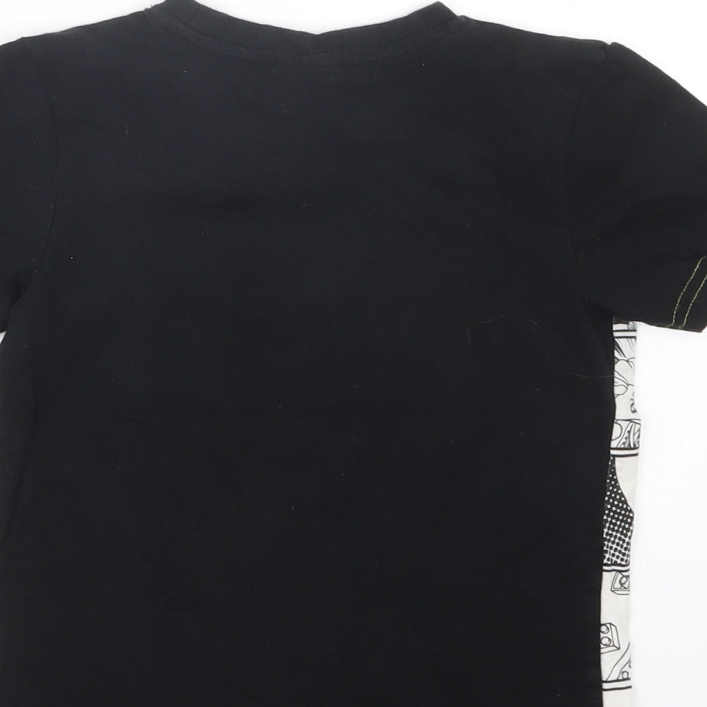 George Boys Black Geometric  Basic T-Shirt Size 5-6 Years  - Batman