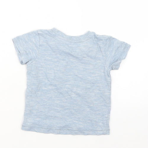 Matalan Boys Blue   Basic T-Shirt Size 12-18 Months
