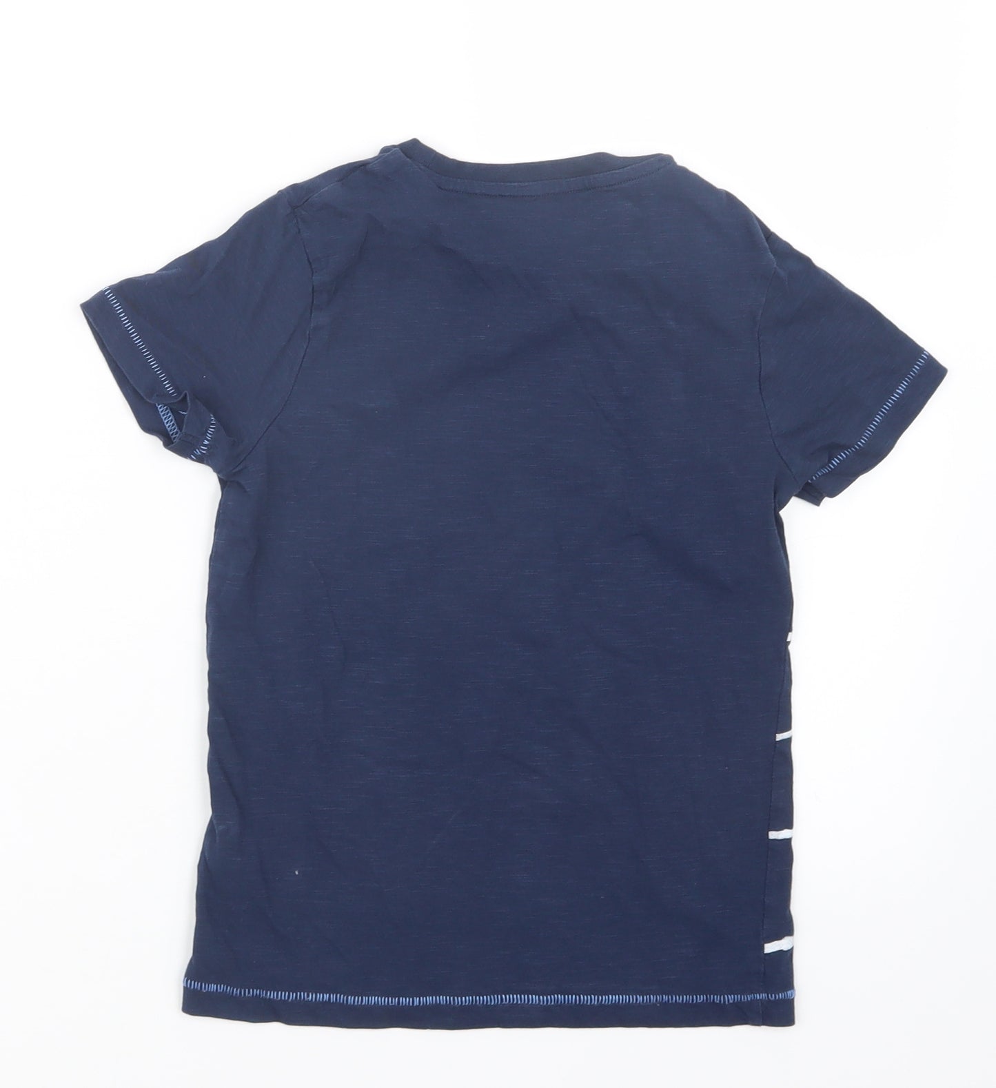 Marks and Spencer Boys Blue   Basic T-Shirt Size 6-7 Years