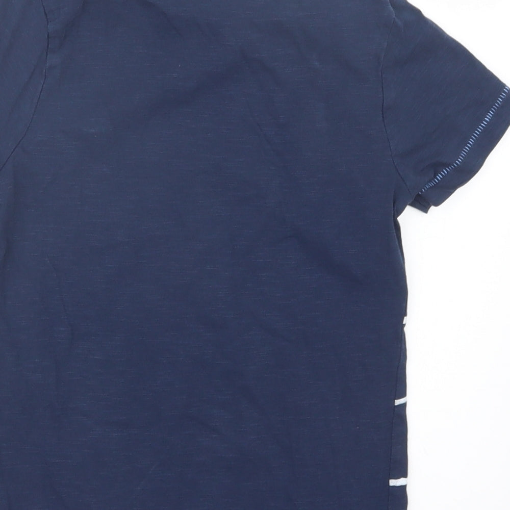 Marks and Spencer Boys Blue   Basic T-Shirt Size 6-7 Years