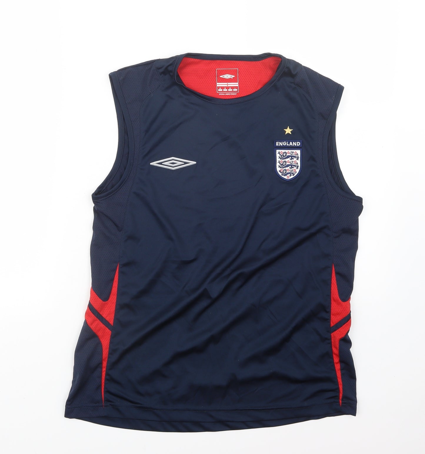 Umbro Mens Blue   Basic T-Shirt Size M  - England