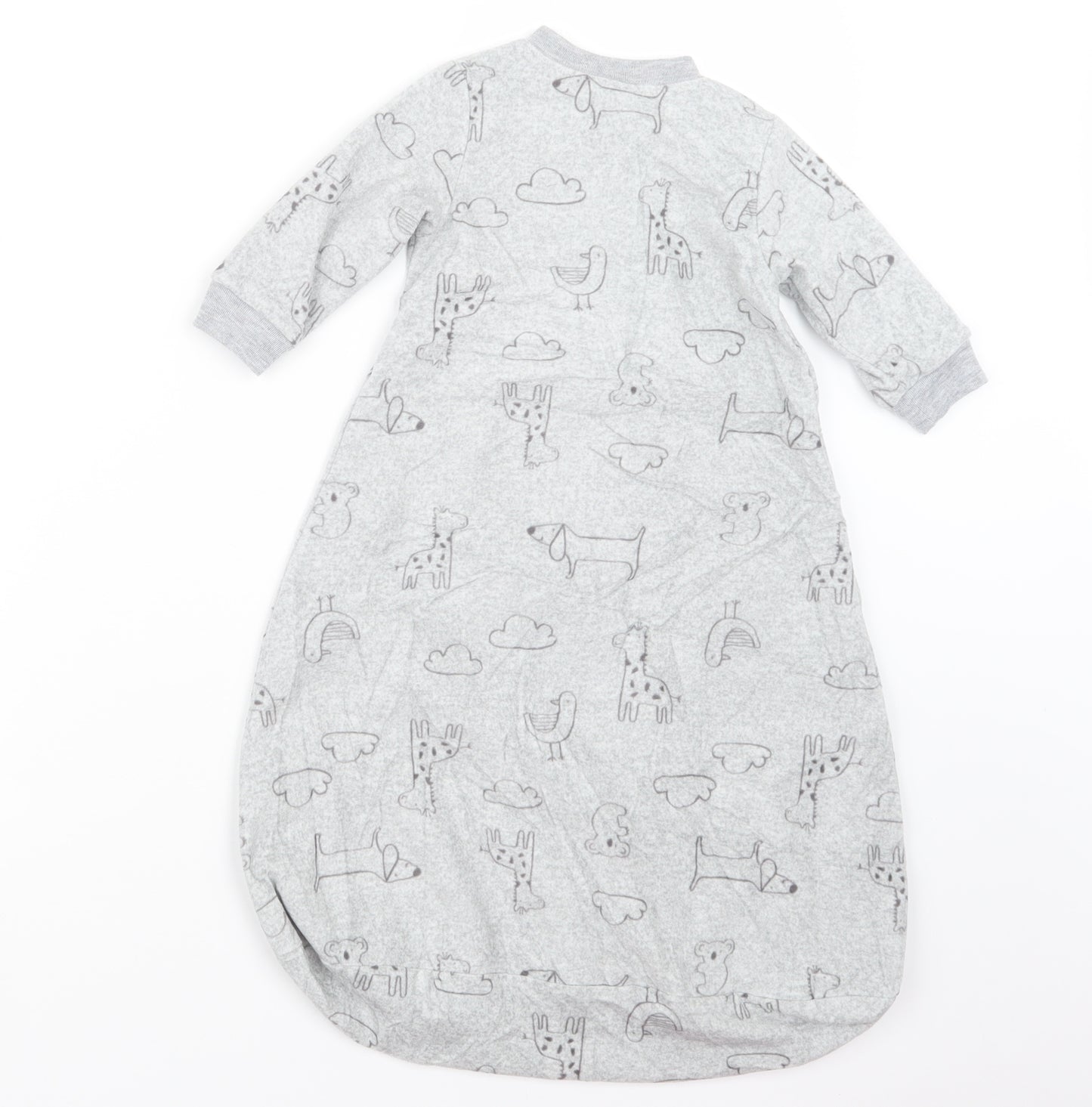 Carter's Baby Grey Geometric  Babydoll One Piece Size 6-9 Months