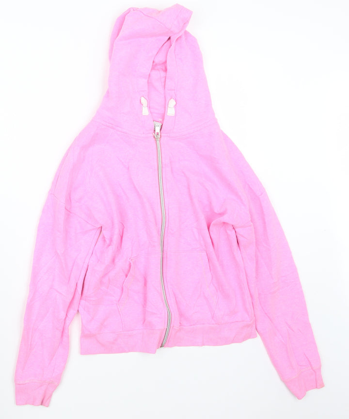 TU Girls Pink Full Zip Hoodie Size 12 Years