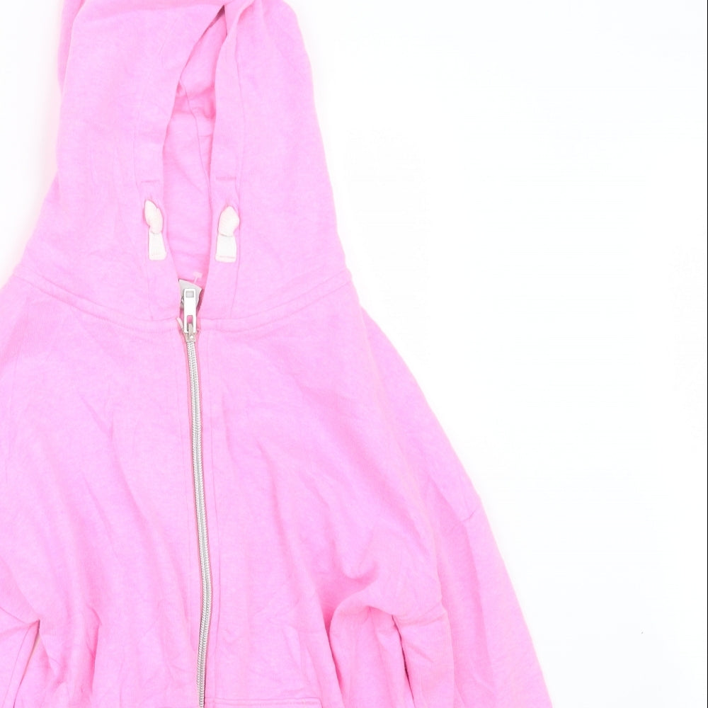 TU Girls Pink   Full Zip Hoodie Size 12 Years