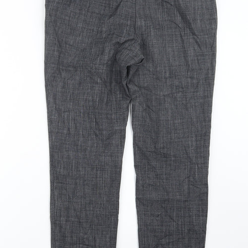 Papaya Womens Black   Trousers  Size 10 L28.5 in