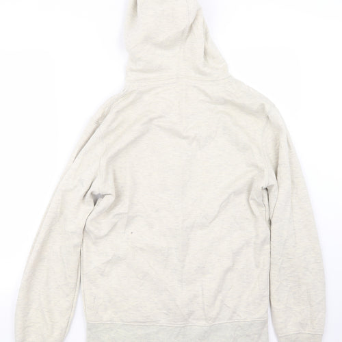 Easy Mens Ivory   Full Zip Hoodie Size S