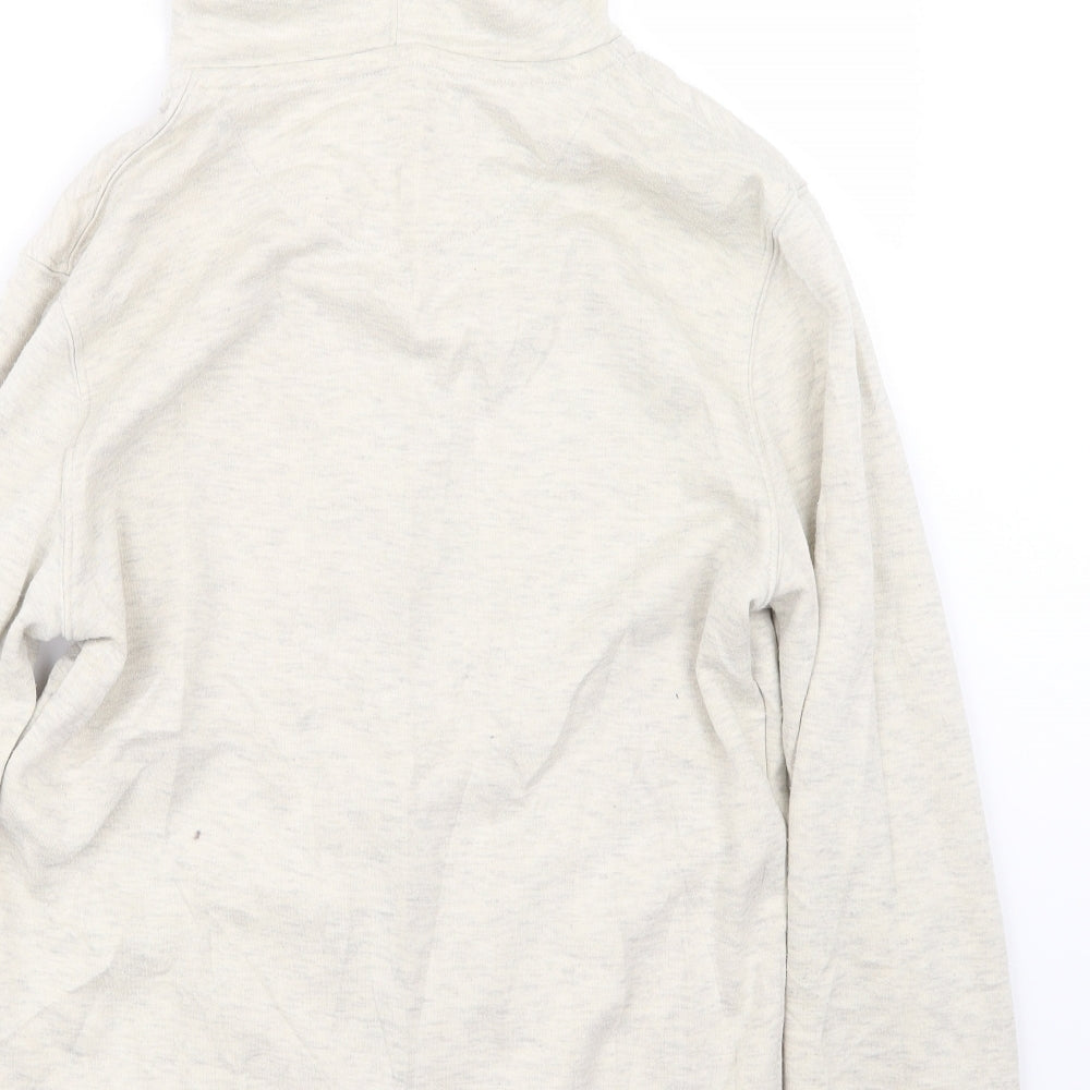 Easy Mens Ivory   Full Zip Hoodie Size S
