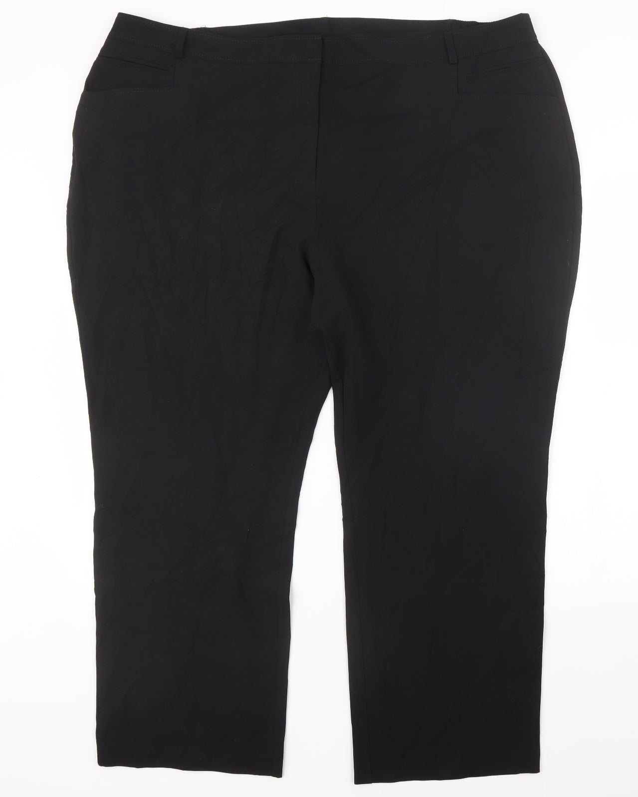 Capsule Womens Black   Trousers  Size 26 L26 in