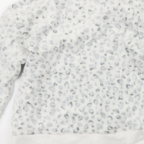 Debenhams Womens Grey Animal Print  Top Pyjama Top Size 8