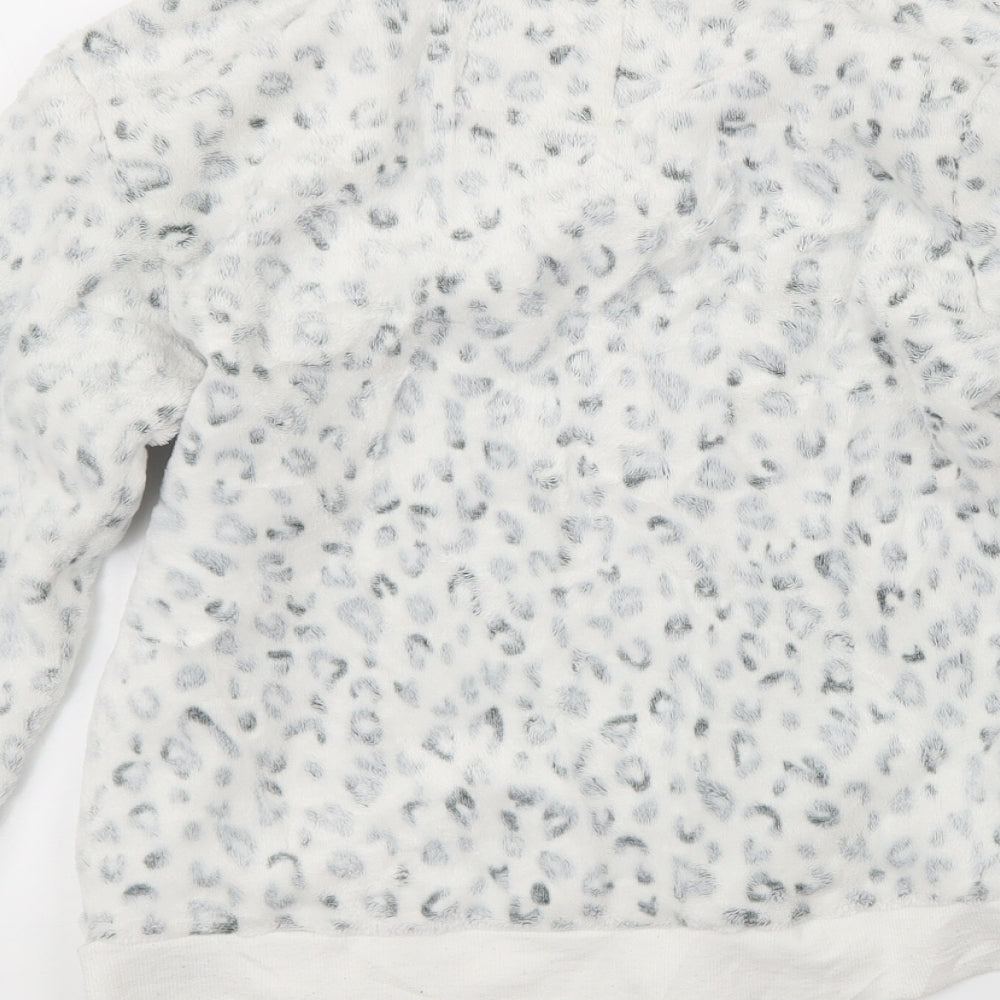 Debenhams Womens Grey Animal Print  Top Pyjama Top Size 8