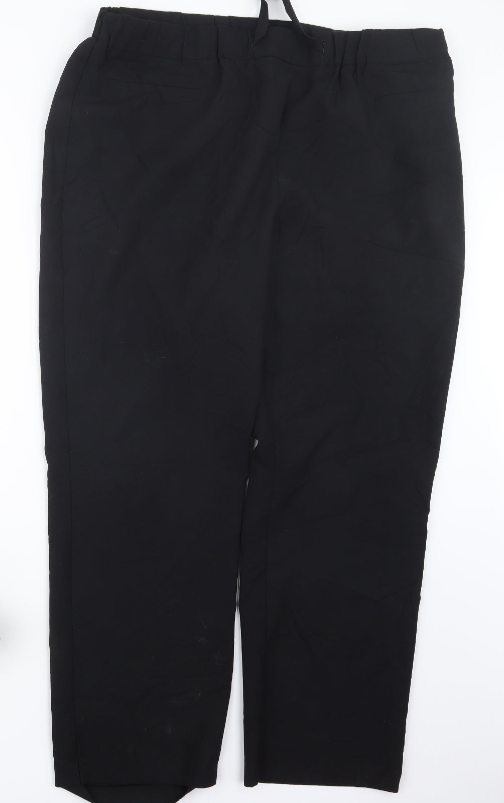 Preworn Womens Black   Trousers  Size 20 L29.5 in