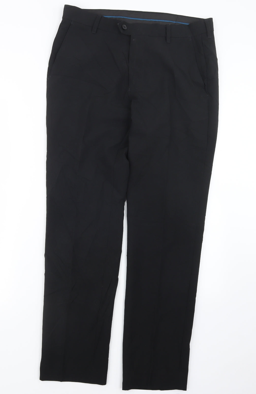 NEXT Mens Black   Trousers  Size 32 in L30 in