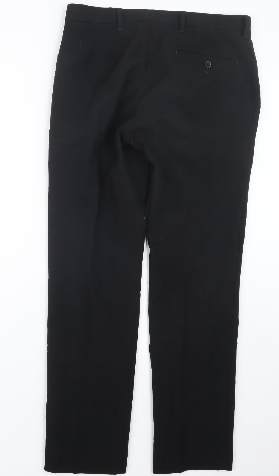 NEXT Mens Black   Trousers  Size 32 in L30 in