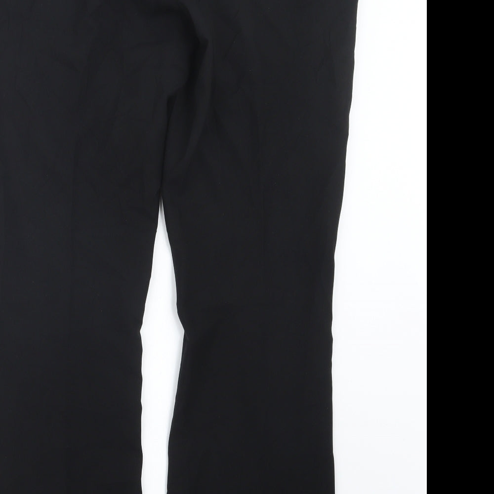 Peacocks Womens Black   Trousers  Size 14 L30 in